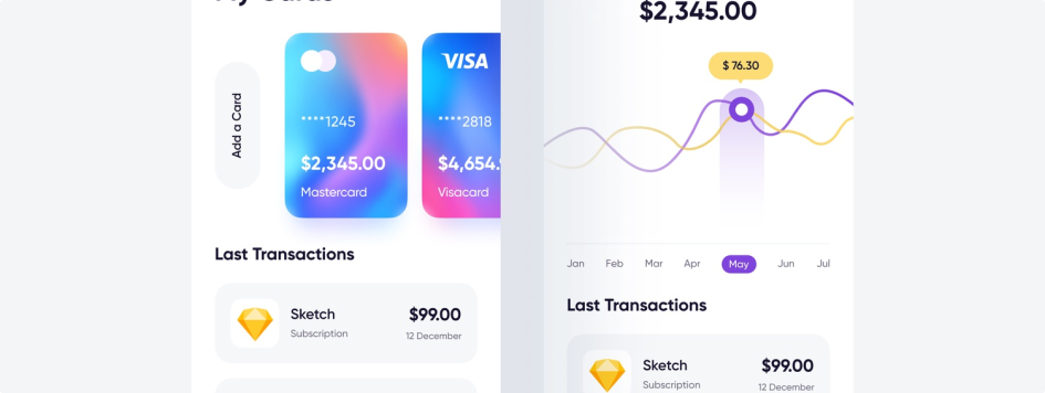 Crypto app project preview